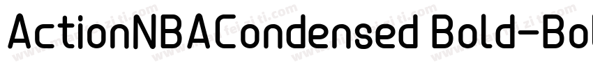 ActionNBACondensed Bold-Bold字体转换